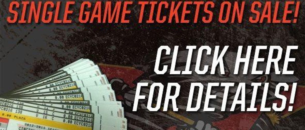 Cyclones Single Game Tickets ON SALE NOW!!